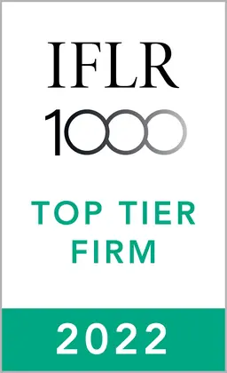 IFLR1000 Top Tier Firm 2022